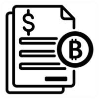 Digital Contract and agreement icon concept vector