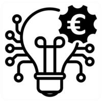Disruptive Innovation and innovation icon concept vector