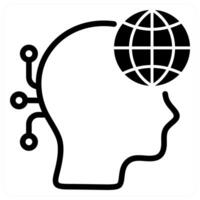 Digital Native and technology icon concept vector