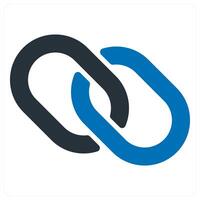 Link Building and backlinks icon concept vector