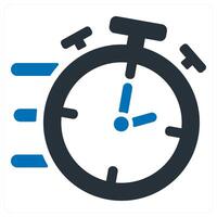 Fast Time and speed icon concept vector