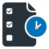 Audit and review icon concept vector