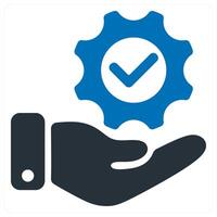 Support and help icon concept vector