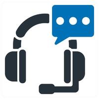 Customer Service and support icon concept vector