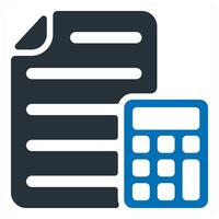 Calculation and math icon concept vector