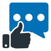 Positive Feedback and approval icon concept vector