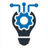 Idea and innovation icon concept vector