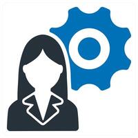 Business Specialist and expert icon concept vector