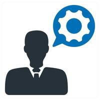 Technical Support and help icon concept vector
