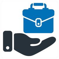 Employment and work icon concept vector