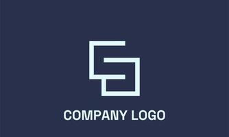 Abstract Logo with Energetic Shapes vector