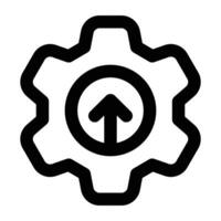 Simple Improvement icon. The icon can be used for websites, print templates, presentation templates, illustrations, etc vector
