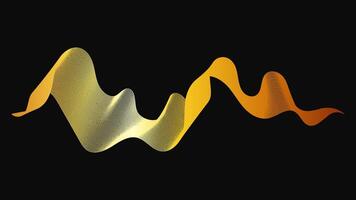 Abstract backdrop with luxury golden waves vector