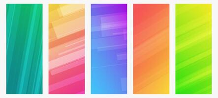 Modern colorful gradient background with lines vector