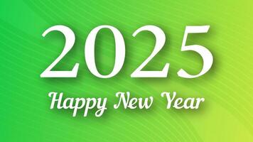 2025 Happy New Year on colorful background vector