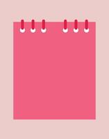 Illustration note unique design with blank background vector
