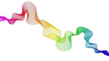 Abstract backdrop with wave gradient lines vector