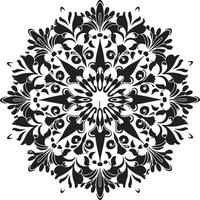 Detailed Abstract Mandala Pattern vector