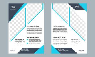 Minimal business flyer template for professional use. flyer design template vector