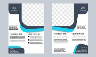 trendy business flyer design template. A4 size flyer design vector