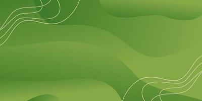 green gradient abstract background with wave pattern. for your design template vector