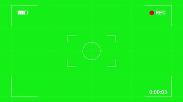 Camera Viewfinder Overlay with REC Indicator video