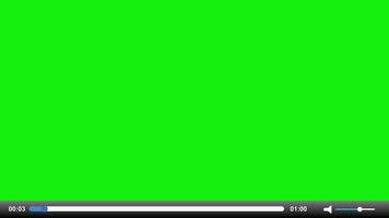 Player Interface with Progress Bar and Controls video