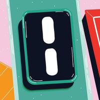 Abstract Colorful Shapes and Lines Design vector