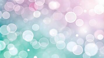 Soft Pastel Bokeh for a Gentle and Dreamy Feel, bokeh abstract background, modern abstract backdrop. photo