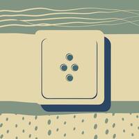 Abstract Four Dot Square Design Element vector
