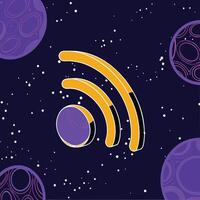 Cosmic Wifi Interplanetary Network Signal vector