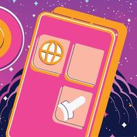 Global Interface Design App Icons, UI Elements, and UX vector