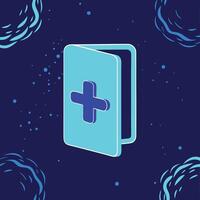 Medical Handbook Guide to Health Information vector