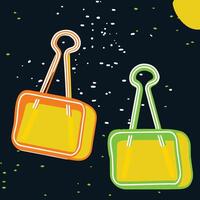 Abstract Colorful Clip Art in Space vector