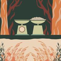 Balancing Act Abstract Nature and Measurement vector