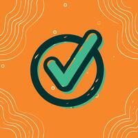 Check Mark Icon Approval, Confirmation, and Validation Symbol vector