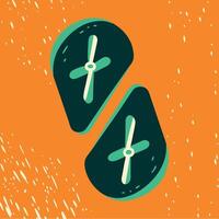 Abstract Shapes with Cross Design Element vector
