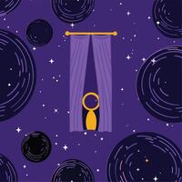 Cosmic Curtain A Glimpse Beyond vector
