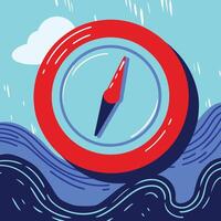 Navigate Uncertainty Finding Your Way Through Life's Storms vector