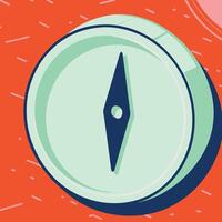 Navigate Your Journey A Compass Guide to Exploration vector