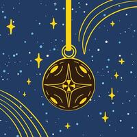Cosmic Ornament Celestial Design vector