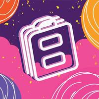 Digital Data Storage Secure File Management System vector