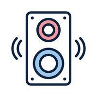 Speaker icon symbolizing sound, audio, and broadcast communication vector