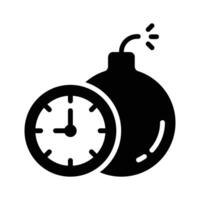 Clock icon representing deadlines and time sensitive communication vector