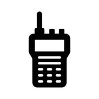 Two way radio communication, icon of walkie talkie in modern style vector