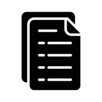 Document icon representing digital file sharing and written communication vector
