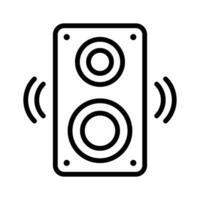 Speaker icon symbolizing sound, audio, and broadcast communication vector