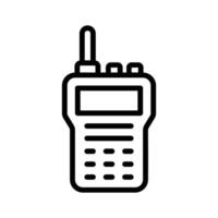 Two way radio communication, icon of walkie talkie in modern style vector