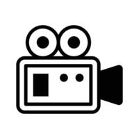 camera representing recording and multimedia communication vector