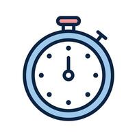 Icon showing a stopwatch for precise time measurement vector